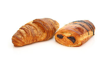 Image showing Schokocroissants