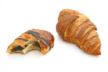 Image showing Schokocroissants