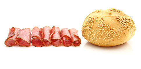 Image showing Salami