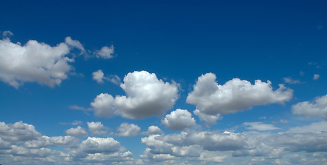 Image showing Blue sky with clouds