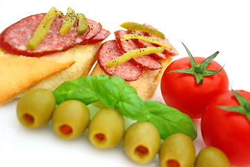 Image showing Bruschetta