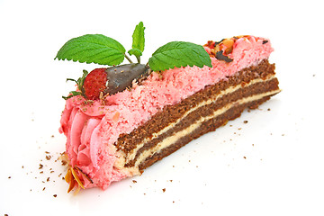 Image showing Strawberry cake