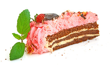 Image showing Strawberry cake