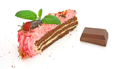 Image showing Strawberry cake