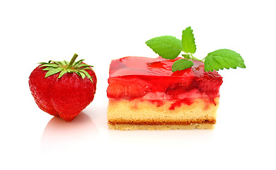 Image showing Strawberry pie