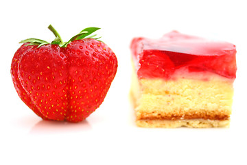 Image showing Strawberry pie