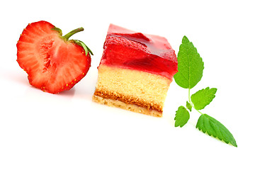 Image showing Strawberry pie