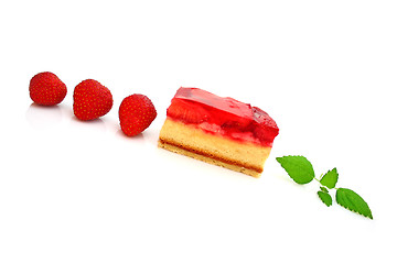 Image showing Strawberry pie