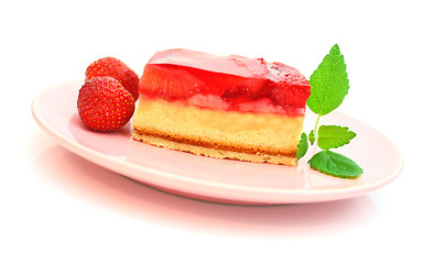 Image showing Strawberry pie