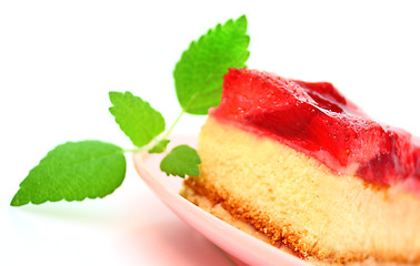 Image showing Strawberry pie