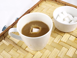 Image showing Coffee with Sugar 
