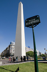 Image showing Buenos Aires's Obelisc.