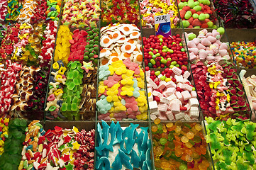 Image showing Candy stand