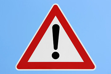 Image showing Attention Road Sign