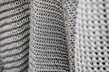 Image showing chain mail armour background