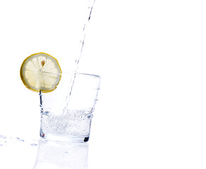 Image showing Glass of lemonade