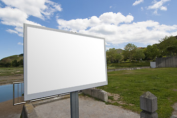 Image showing blank bulletin board