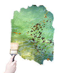 Image showing marketing paint brush