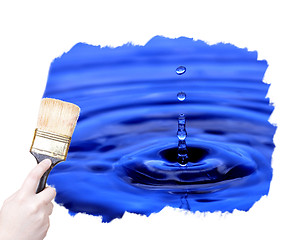 Image showing marketing paint brush