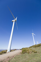 Image showing wind mill clean power