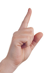 Image showing hand sign symbol