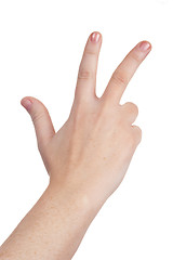 Image showing hand sign symbol