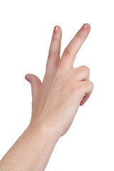 Image showing hand sign symbol