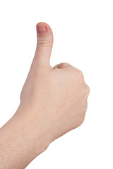 Image showing hand sign symbol