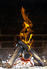 Image showing fire flames