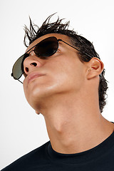 Image showing Young man with sunglasses