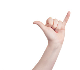 Image showing hand sign symbol