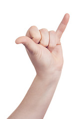 Image showing hand sign symbol