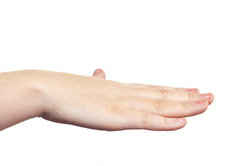 Image showing hand sign symbol