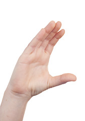 Image showing hand sign symbol