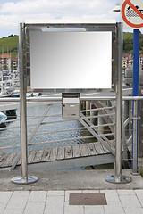 Image showing blank bulletin board