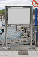 Image showing blank bulletin board