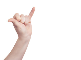 Image showing hand sign symbol