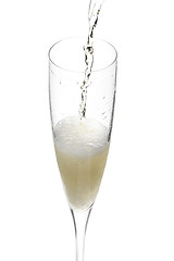 Image showing Champagne glass celebration