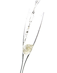 Image showing Champagne glass celebration