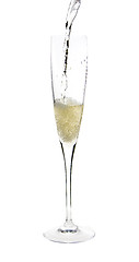 Image showing Champagne glass celebration