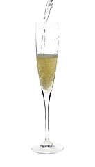 Image showing Champagne glass celebration