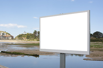 Image showing blank bulletin board