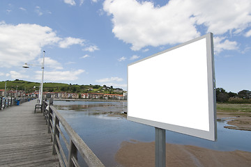 Image showing blank bulletin board