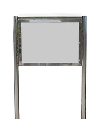 Image showing blank bulletin board