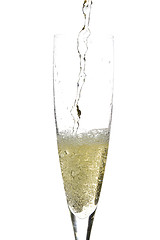 Image showing Champagne glass celebration