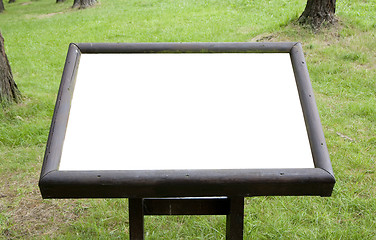 Image showing blank bulletin board