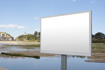 Image showing blank bulletin board