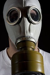 Image showing gas mask danger 