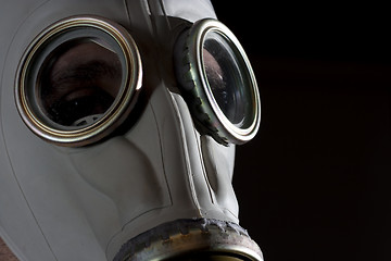 Image showing gas mask danger 