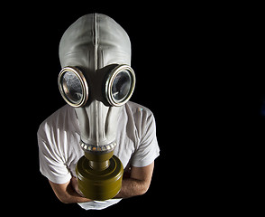 Image showing gas mask danger 